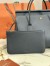 Loro Piana Loom L32 Bag in Navy Blue Grained Leather