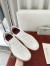 Loro Piana Women's Tennis Walk Sneakers in White Calfskin
