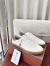 Loro Piana Women's Tennis Walk Sneakers in White Calfskin