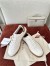 Loro Piana Women's Tennis Walk Sneakers in White Calfskin