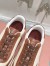 Loro Piana Women's Tennis Walk Sneakers in Natural Linen
