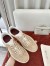 Loro Piana Women's Tennis Walk Sneakers in Dune Suede