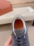 Loro Piana Women's Tennis Walk Sneakers in Grey Suede