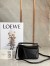 Loewe Mini Puzzle Bag In Black Calfskin Leather