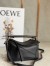 Loewe Mini Puzzle Bag In Black Calfskin Leather