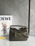 Loewe Puzzle Small Bag In Dark Green Classic Calfskin