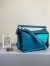 Loewe Small Puzzle Bag In Lagoon/Black/Blue Calfskin