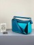 Loewe Small Puzzle Bag In Lagoon/Black/Blue Calfskin