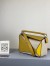 Loewe Small Puzzle Bag In Ochre/Yellow/Beige Calfskin