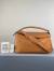 Loewe Large Puzzle Bag In Tan Calfskin