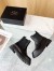Prada Chelsea Boots in Black Leather