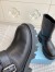 Prada Biker Boots in Black Calfskin