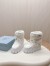 Prada White Shearling Apres-ski Boots