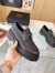 Prada Women's Double Chocolate Loafers in Black Leather 