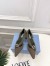 Prada Pumps 45mm in Green Canvas