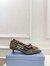 Prada Pumps 45mm in Green Canvas