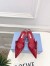 Prada Slingback Pumps 45mm in Red Patent Leather