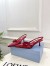 Prada Slingback Pumps 45mm in Red Patent Leather