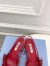 Prada Slingback Pumps 45mm in Red Patent Leather
