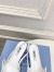 Prada Slingback Pumps 45mm in White Patent Leather