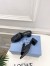 Prada Heeled Slides 35mm in Black Calfskin