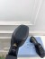 Prada Heeled Slides 35mm in Black Calfskin