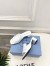Prada Heeled Slides 35mm in White Calfskin