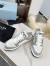 Prada District Sneakers in White and Grey Calfskin