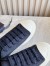 Prada Women's Sneakers in Dark Blue Fabric 