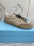 Prada Women's Speedrocks in Beige Mesh and Leather