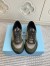 Prada Women's Speedrocks in Green Mesh and Leather