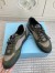 Prada Women's Speedrocks in Green Mesh and Leather