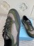Prada Women's Speedrocks in Green Mesh and Leather