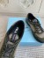 Prada Women's Speedrocks in Green Mesh and Leather