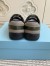 Prada Women's Speedrocks in Green Mesh and Leather