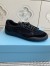 Prada Women's Speedrocks in Black Mesh and Leather