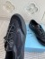 Prada Women's Speedrocks in Black Mesh and Leather
