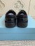 Prada Women's Speedrocks in Black Mesh and Leather