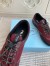 Prada Women's Speedrocks in Burgundy Mesh and Leather