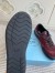Prada Women's Speedrocks in Burgundy Mesh and Leather