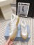 Prada Women's Speedrocks in White Mesh and Leather