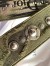 Dior Shoulder Strap In Green Camouflage Embroidered Canvas