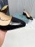 Prada Slingbacks Pumps 65mm In Black Patent Leather