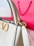 Valentino Alltime Small Bag in White Grained Calfskin