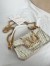 Valentino Loco Small Shoulder Bag in Sequins with Jewel Logo