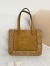 Valentino Nellcote Mini Shopping Bag in Brown Suede Calfskin