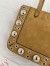 Valentino Nellcote Mini Shopping Bag in Brown Suede Calfskin
