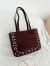 Valentino Nellcote Mini Shopping Bag in Chocolate Suede Calfskin