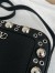 Valentino Nellcote Camera Bag in Black Grained Calfskin 