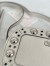 Valentino Nellcote Camera Bag in White Grained Calfskin 